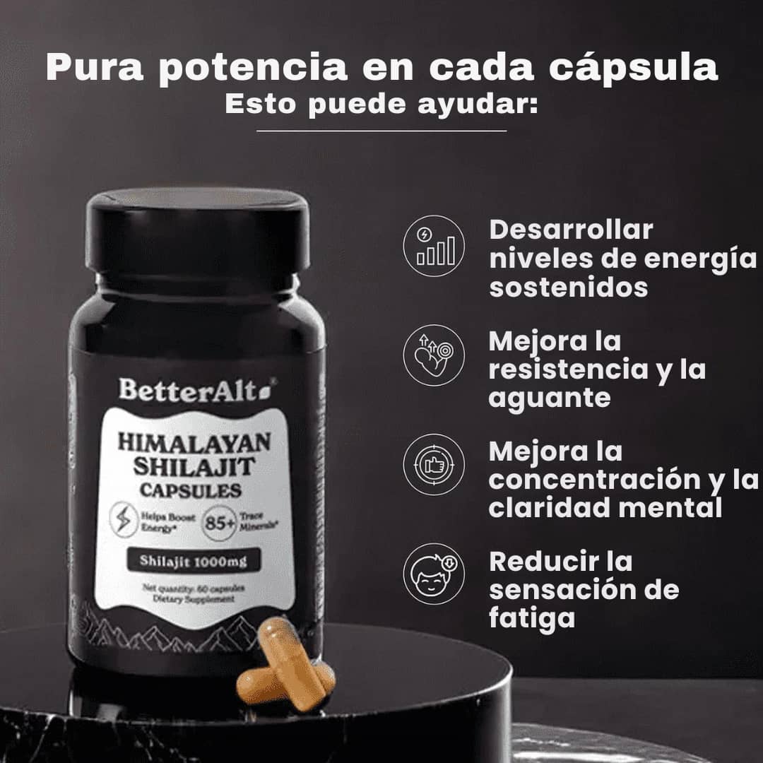 SHILAJIT BETTERALT 92 MINERALES!! (IMPORTADO)🔥