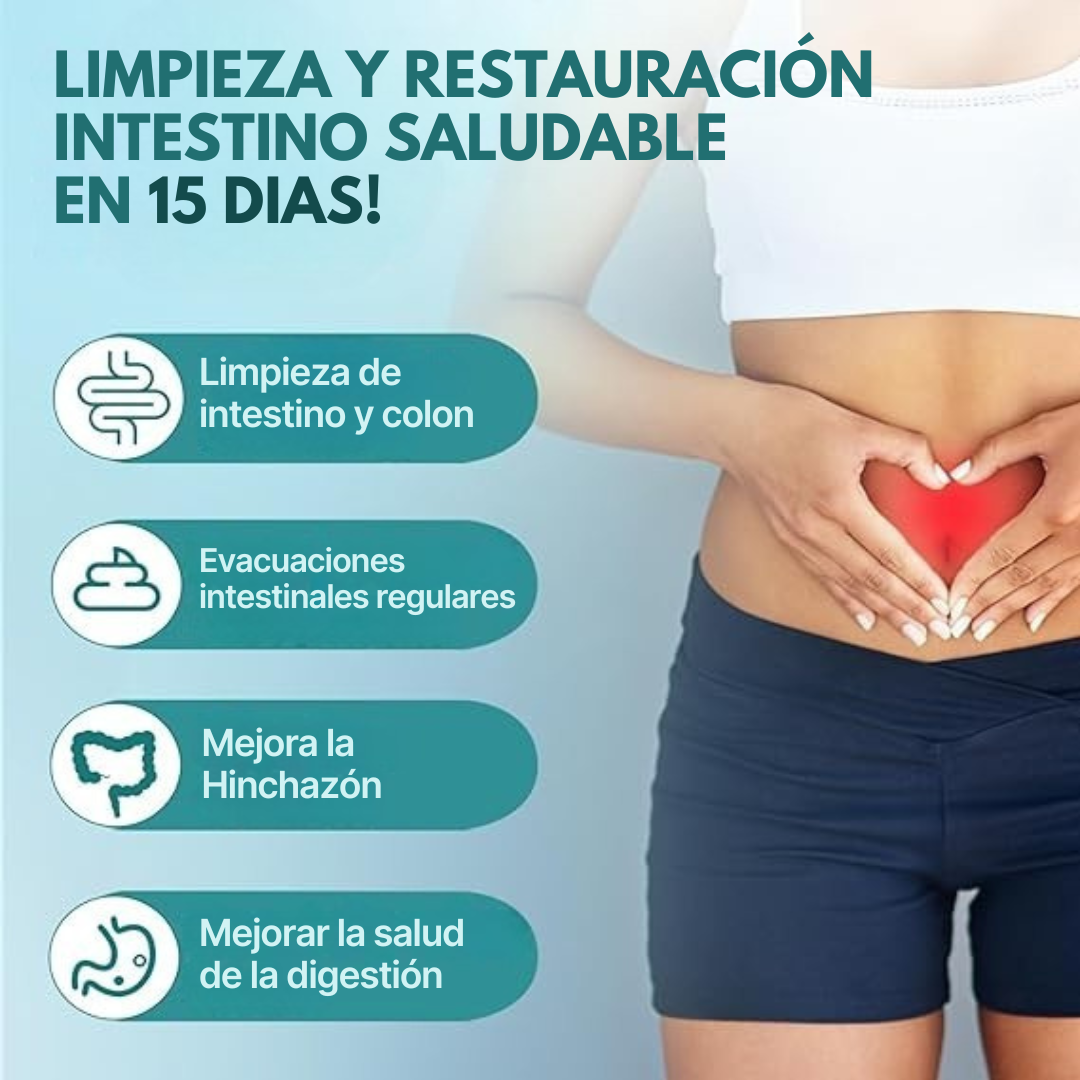 🍃DESINTOXICANTE INTESTINAL -15 DAYS  CLEANSE-🍃